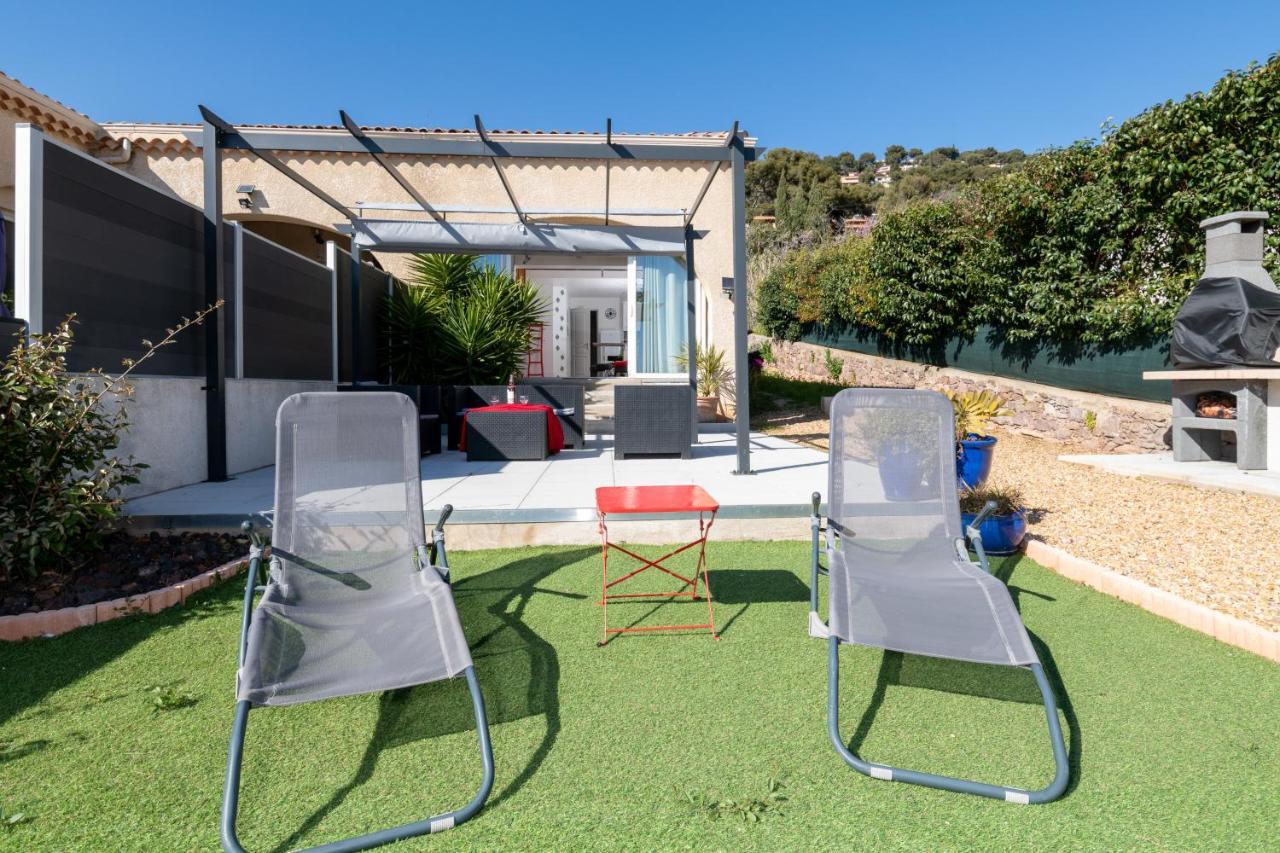 Face A La Superbe Terrasse Barbecue Le Pradet
