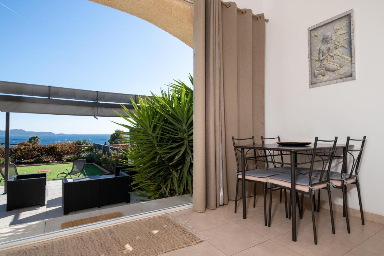 Face A La Superbe Terrasse Barbecue Le Pradet * Carqueiranne